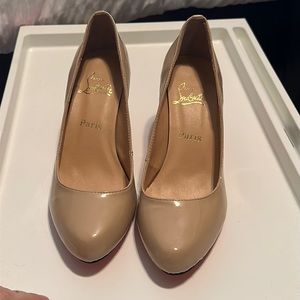 Christian Louboutin Nude Red Bottom Heels